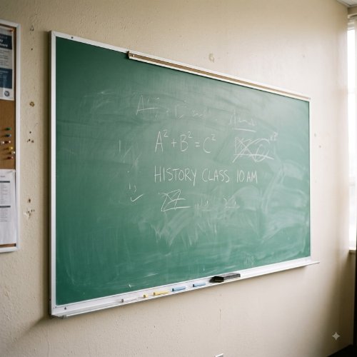 Non Magnetic Green Chalk Board 